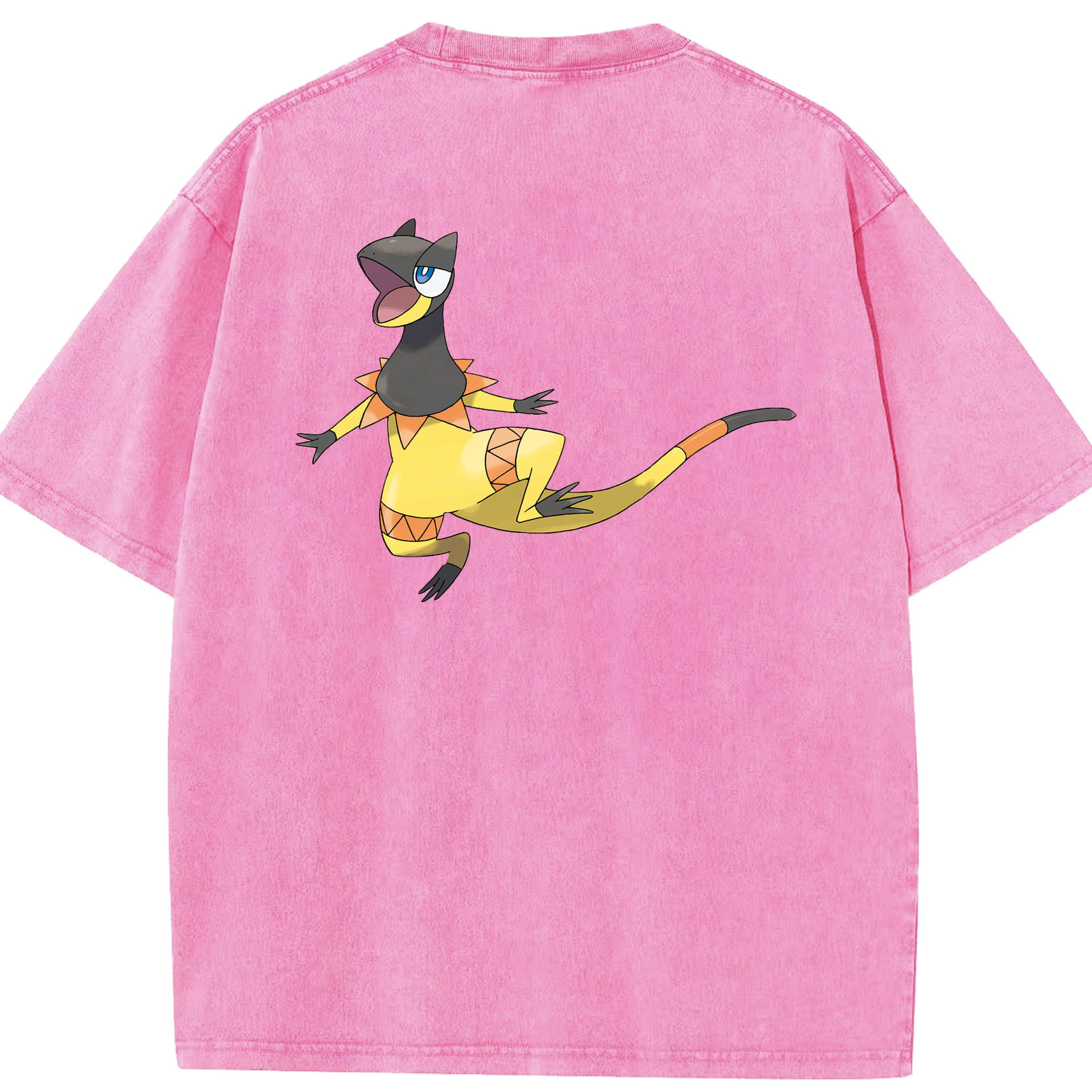 （画像用） ポケットモンスター Pokémon 綿100% ヴィンテージ風 半袖Tシャツ（背面プリント）